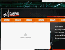 Tablet Screenshot of danpol-wozkiwidlowe.pl